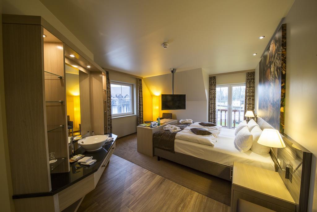 Logis Hotel Kur- Und Wellnesshaus Spree Balance Бург Номер фото